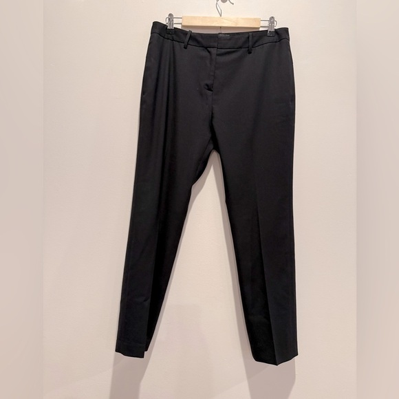 Nili Lotan Pants - Nili Lotan Black Dress Pants Straight-Leg Trousers Virgin Wool size 8 EUC